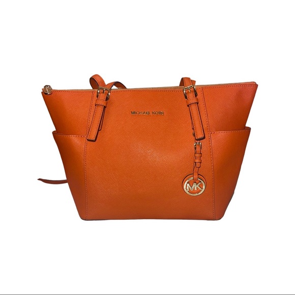 Orange Michael Kors Tote Bag - Picture 1 of 7